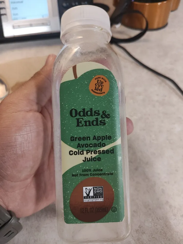 Green Apple Avocado Cold Pressed Juice