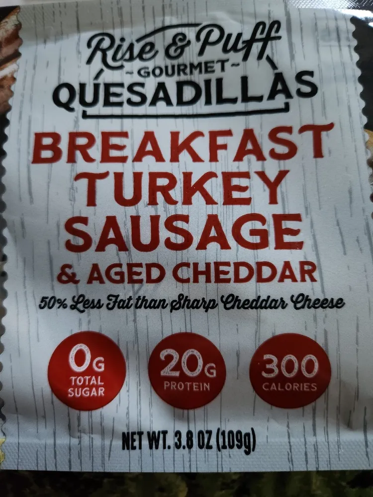 QUESADILLAS TURKEY SAUSAGE & CHEESE
