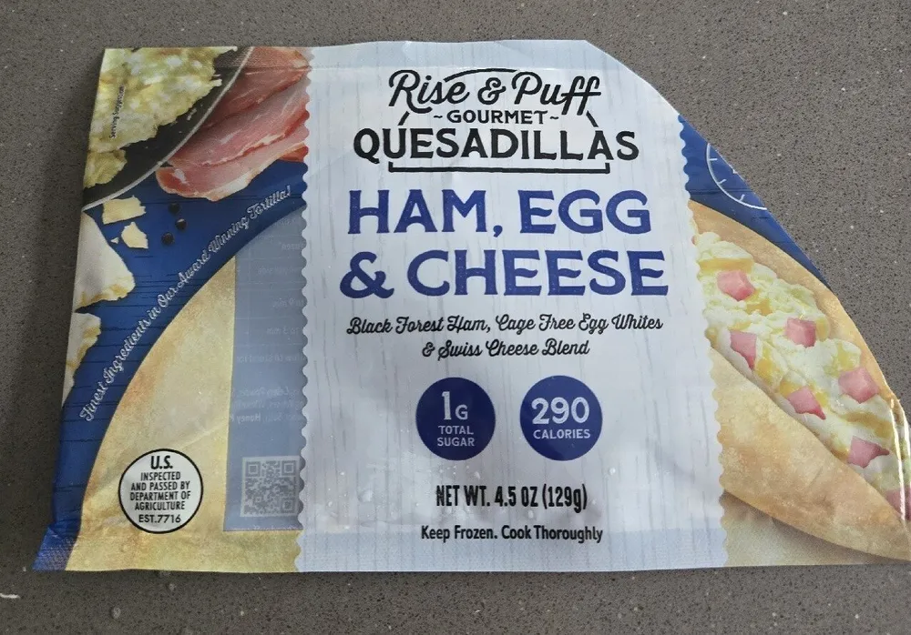 HAM, EGG & CHEESE QUESADILLAS