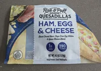 HAM, EGG & CHEESE QUESADILLAS