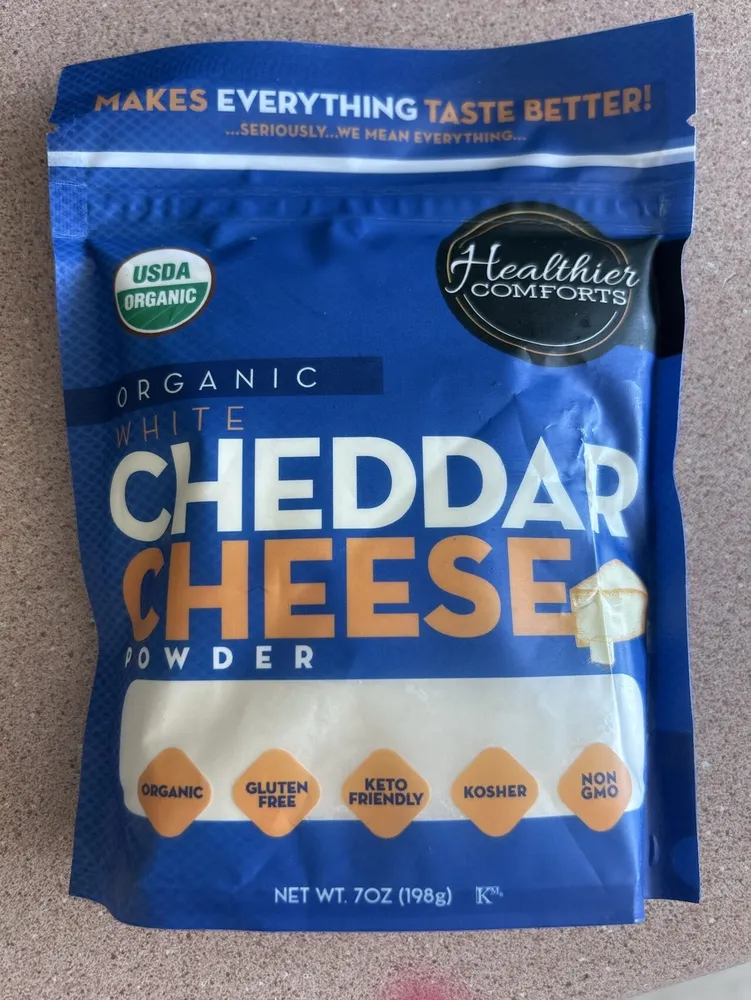 Organic White Cheddar Cheese Powder