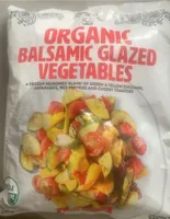 Organic balsamic glazed vegetable