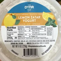 Lemon Zatar Yogurt