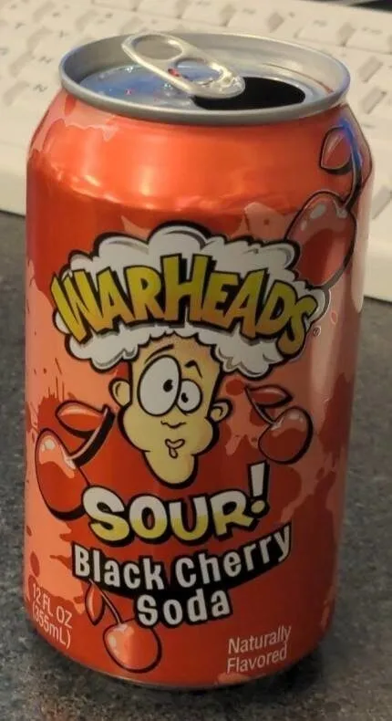 Warheads Sour Black Cherry Soda