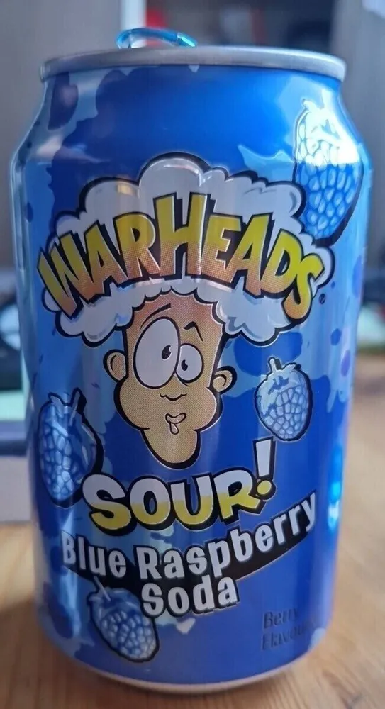 Blue raspberry soda