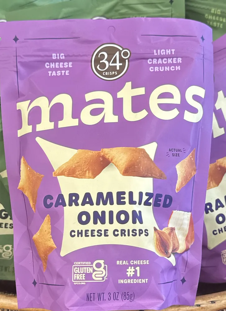 Caramelized Onion Cheese Crisps