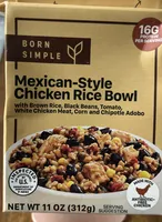 Mexican style chicken rice bowl