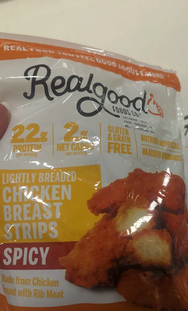 Lightly Breaded Chicken Breast Strips Spicy