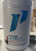 LEVEL-1 HIGH QUALITY PROTEIN BLEND RED VELVET CAKE PROTEIN POWDER DRINK MIX