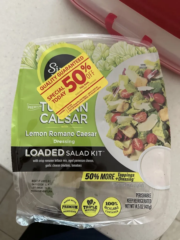 Tuscan Caesar with Lemon Romano Caesar Dressing