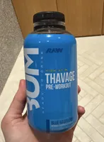 High-Stim Thavage Pre-Workout Blue Raspberry