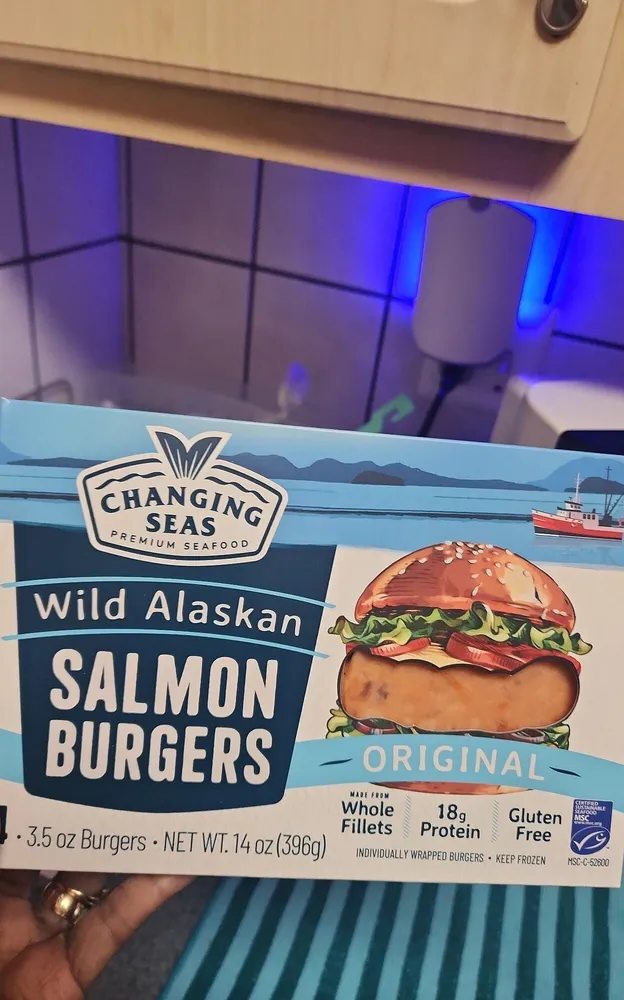 Wild Alaskan Salmon Burgers