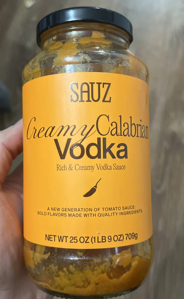 Creamy calabrian vodka sauce