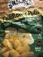Cauliflower Puffs Sour Cream and Onion Flavored