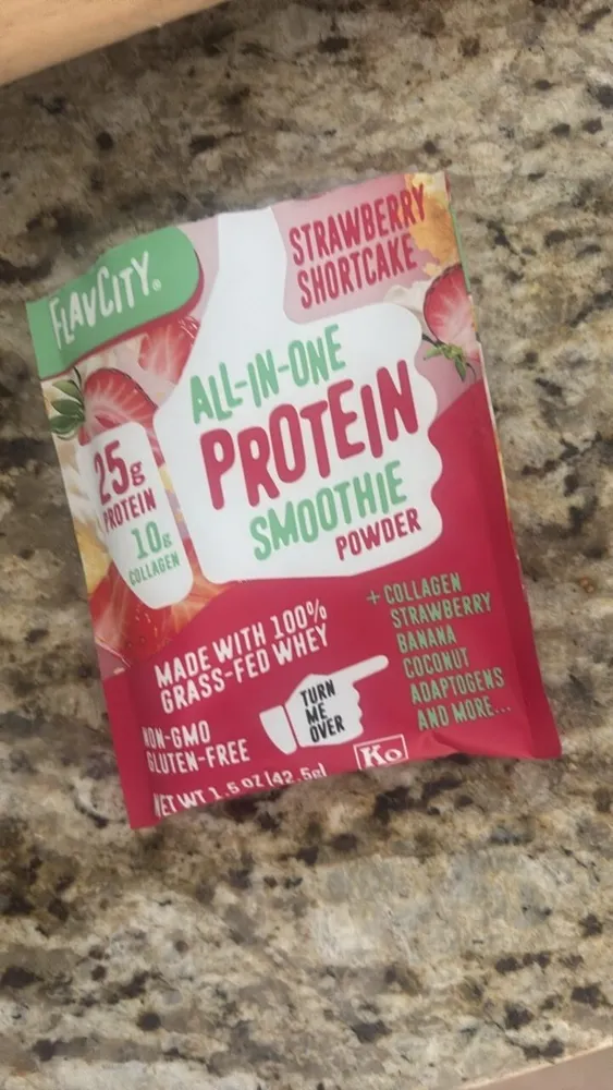 All-In-One Protein Smoothie Powder Strawberry Shortcake