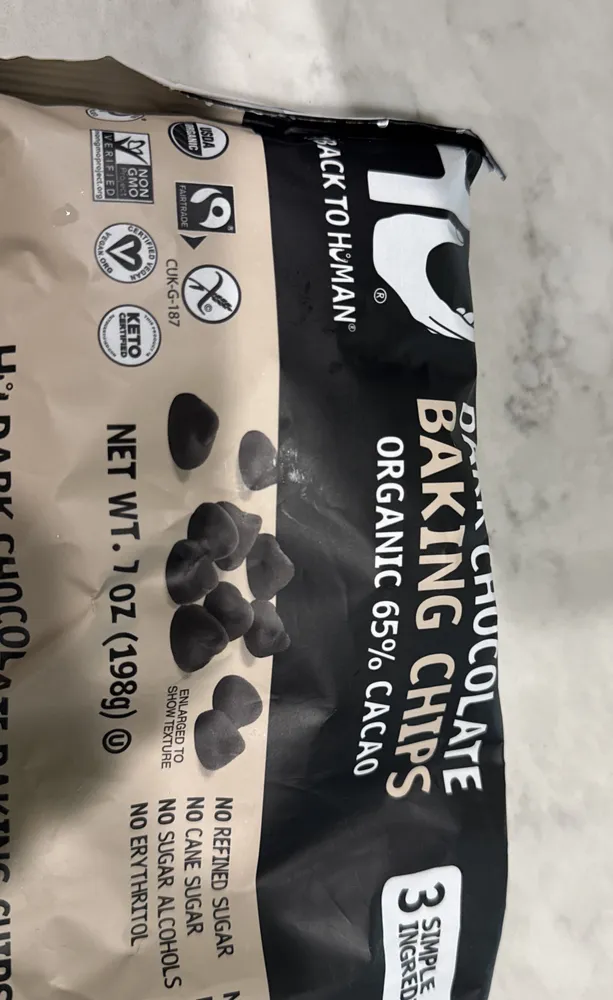 Dark Chocolate baking chips