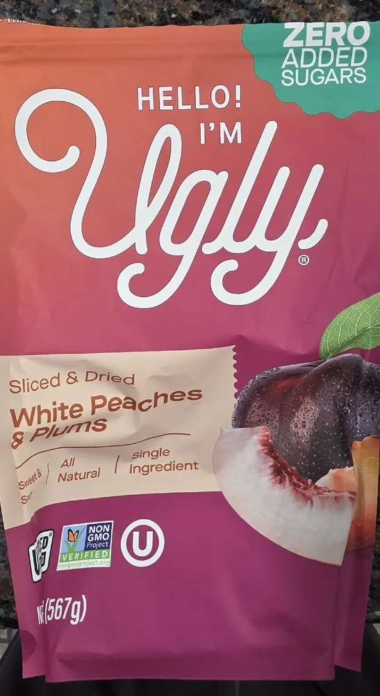 Sliced & Dried White Peaches & Plums