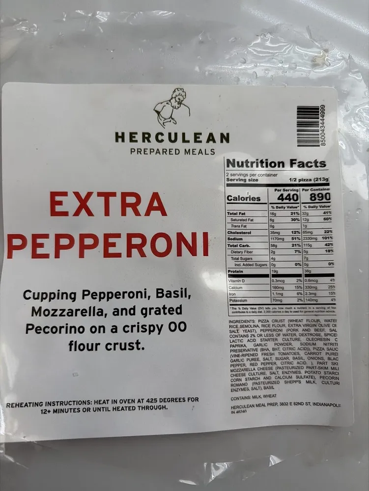 Extra Pepperoni Pizza