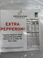 Extra Pepperoni Pizza