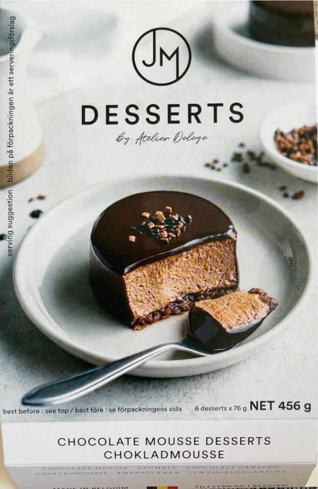 Chocolate mousse desserts