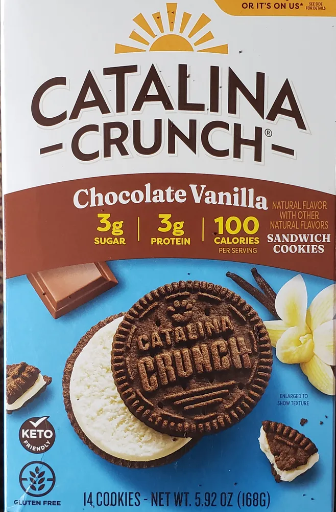 Chocolate Vanilla Sandwich Cookies