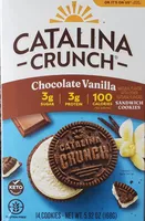 Chocolate Vanilla Sandwich Cookies