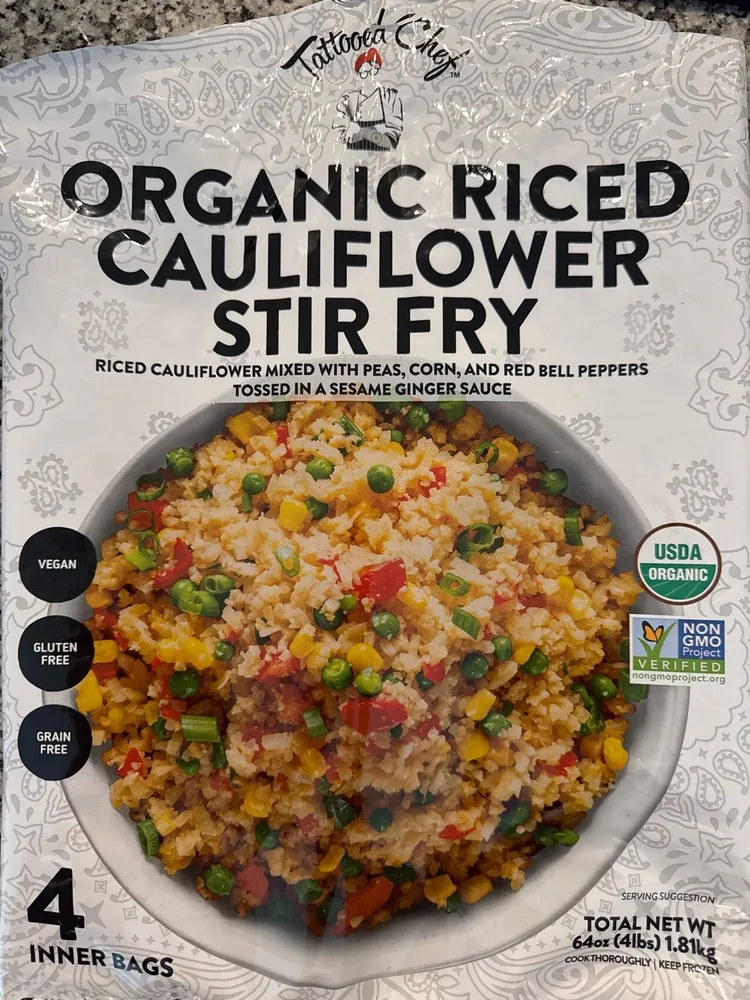 ORGANIC RICED CAULIFLOWER STIR FRY
