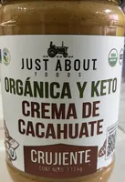 Orgánica Y Keto Crema De Cacahuate Crujiente