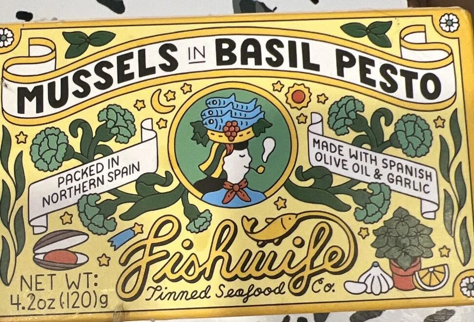 Mussels in Basil Pesto