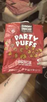 Party Puffs Barbecue Light Airy Corn Puffs
