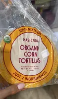 Organic corn tortillas