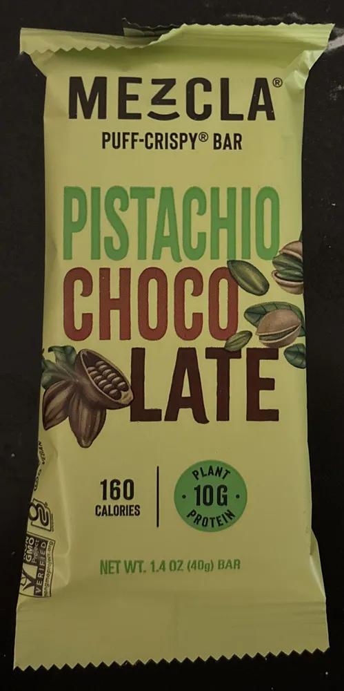 Puff-Crispy Bar, Pistachio Chocolate