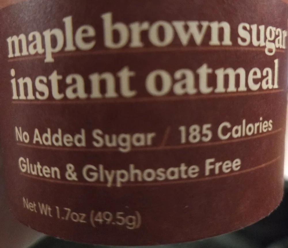 Maple Brown Sugar Instant Oatmeal