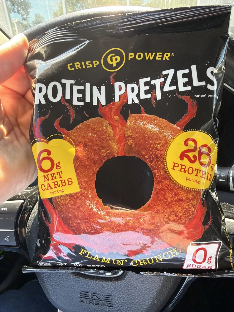 Flaming Crunch Protein Pretzels