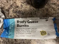Beefy Queso Burrito