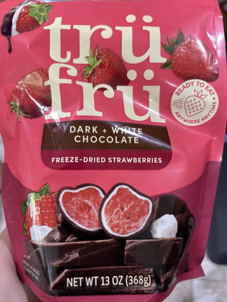 Dark And White Chocolate Freeze Dried Strawberries