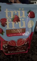 MILK + WHITE CHOCOLATE FROZEN FRESH STRAWBERRIES