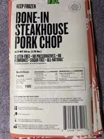 Bone In Steakhouse Pork Chop