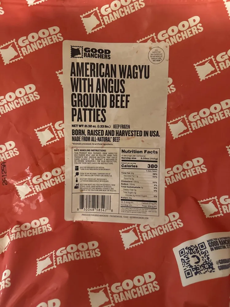 American Wagyu with Angus Ground Beef Patties