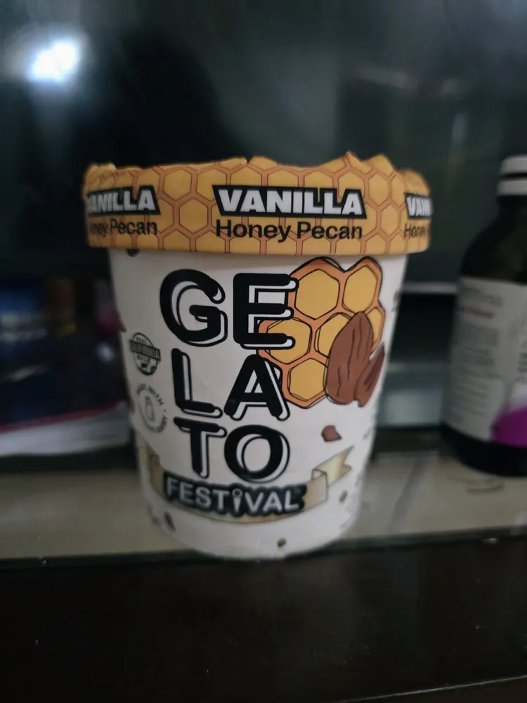 Vanilla Honey Pecan Gelato