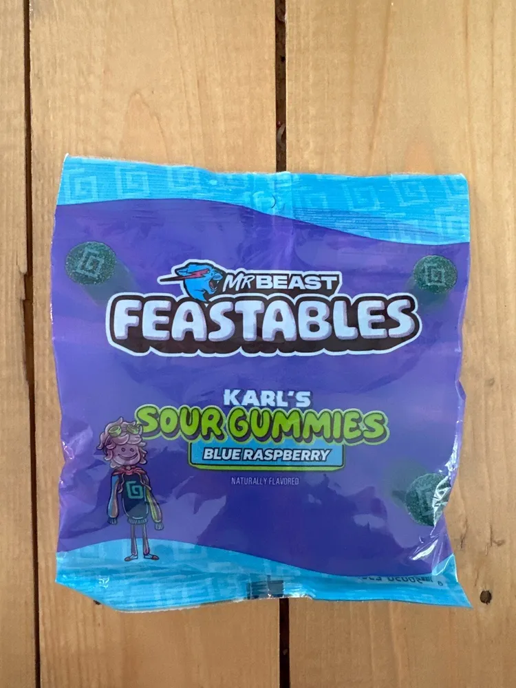 Karl’s Blue Raspberry Sour Gummies