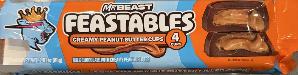 FEASTABLES Creamy Peanut Butter Cups