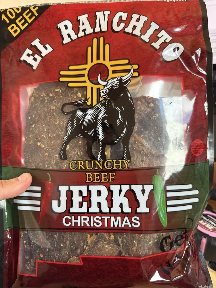 Crunchy beef jerky christmas