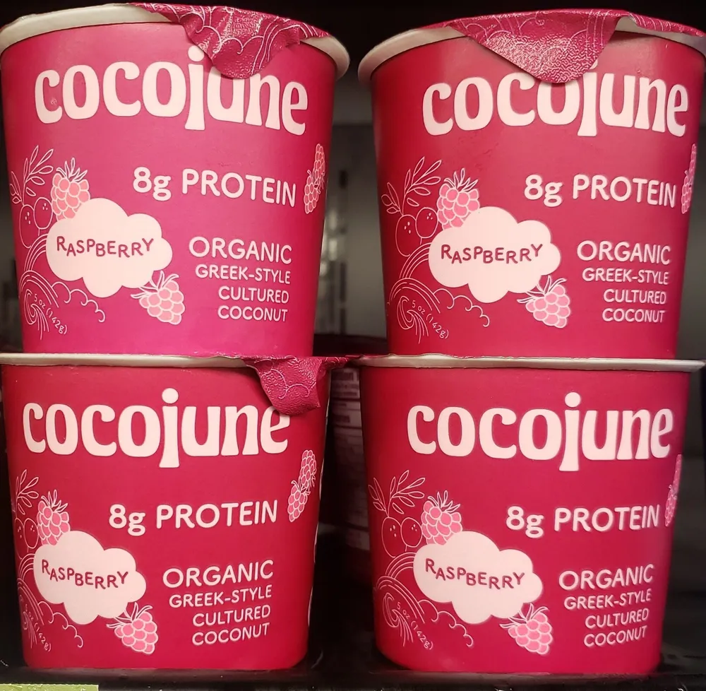 Raspberry Coconut Yogurt