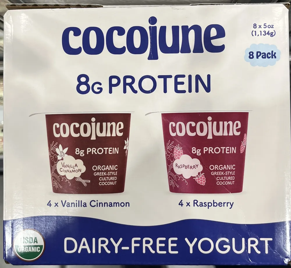 Organic Greek style cultured, coconut, dairy free yogurt