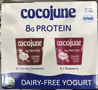 Organic Greek style cultured, coconut, dairy free yogurt