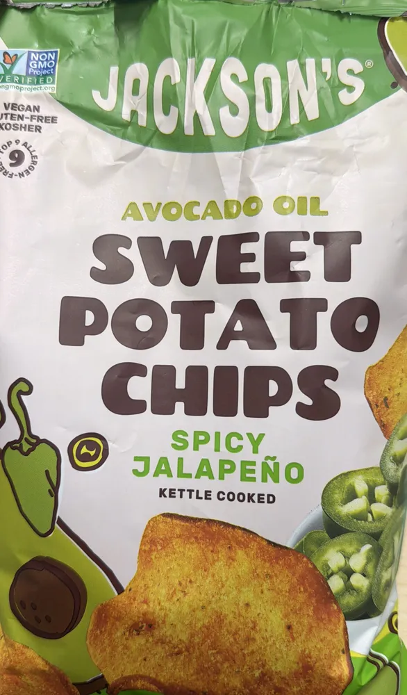Sweet Potato Chips Spicy Jalapeño