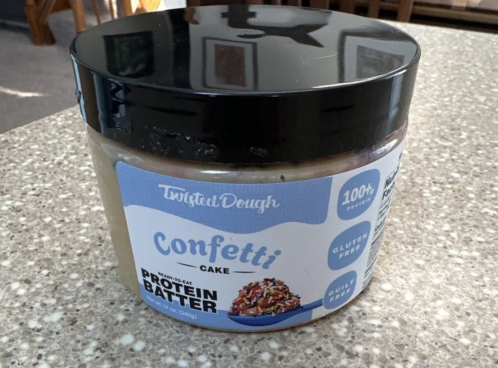 Confetti Cake Protein Batter