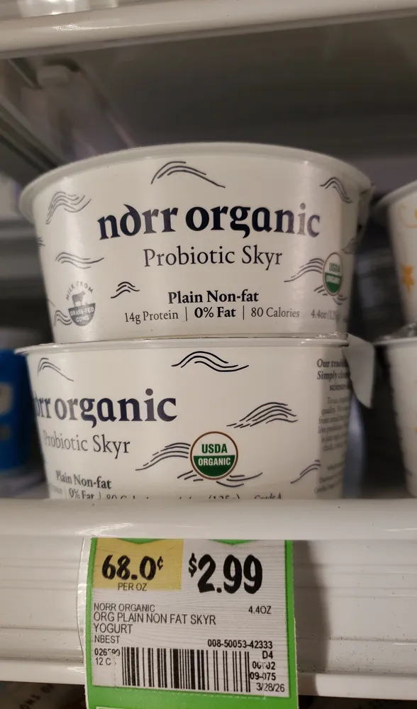 Plain Prebiotic Skyr Yogurt