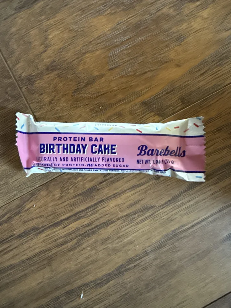 Protein Bar Birthday Cake